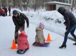 Эстафета Прокати на санках