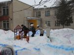 Веселый поезд для родителей команды Снеговиков